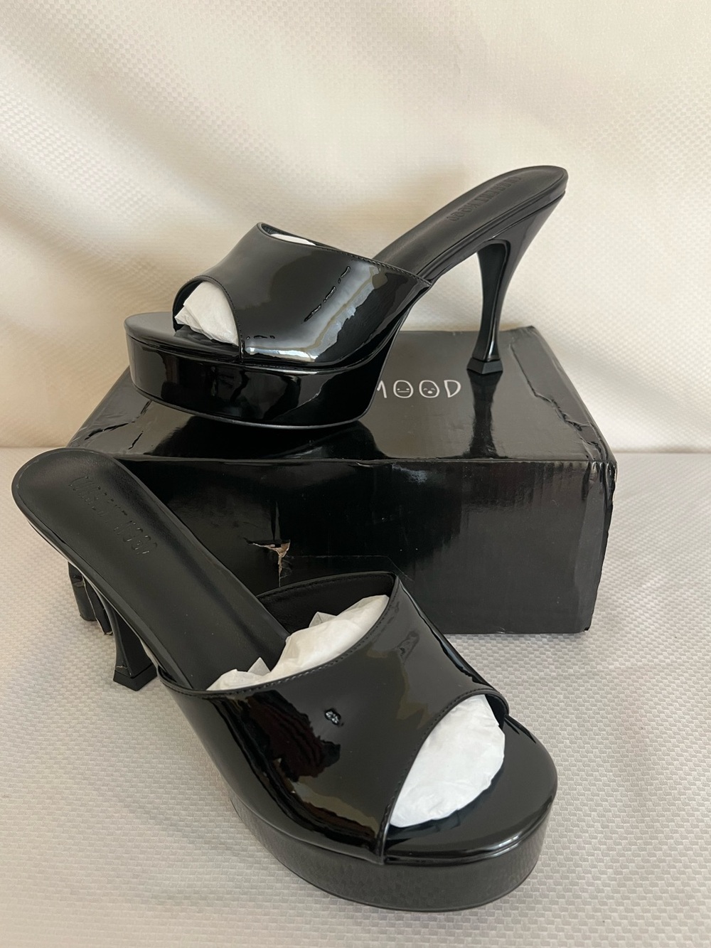 NEW CURRENT MOOD LUSH EVENINGS PLATFORM HEELS size: 10